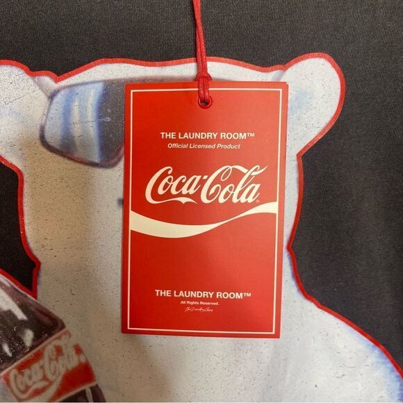 POLAR BEAR COCA COLA JUMPER IN Black The Laundry Room New - Picture 7 of 9
